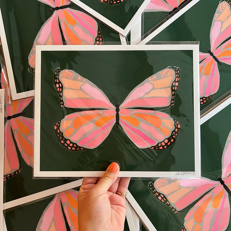 Marais Butterfly Print
