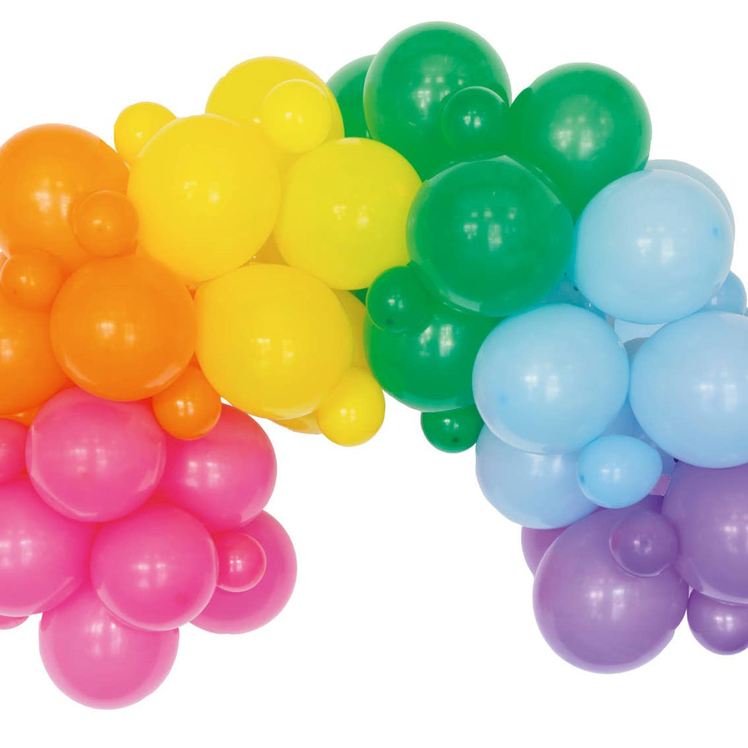 Rainbow Balloon Arch Kit - 60 Balloons