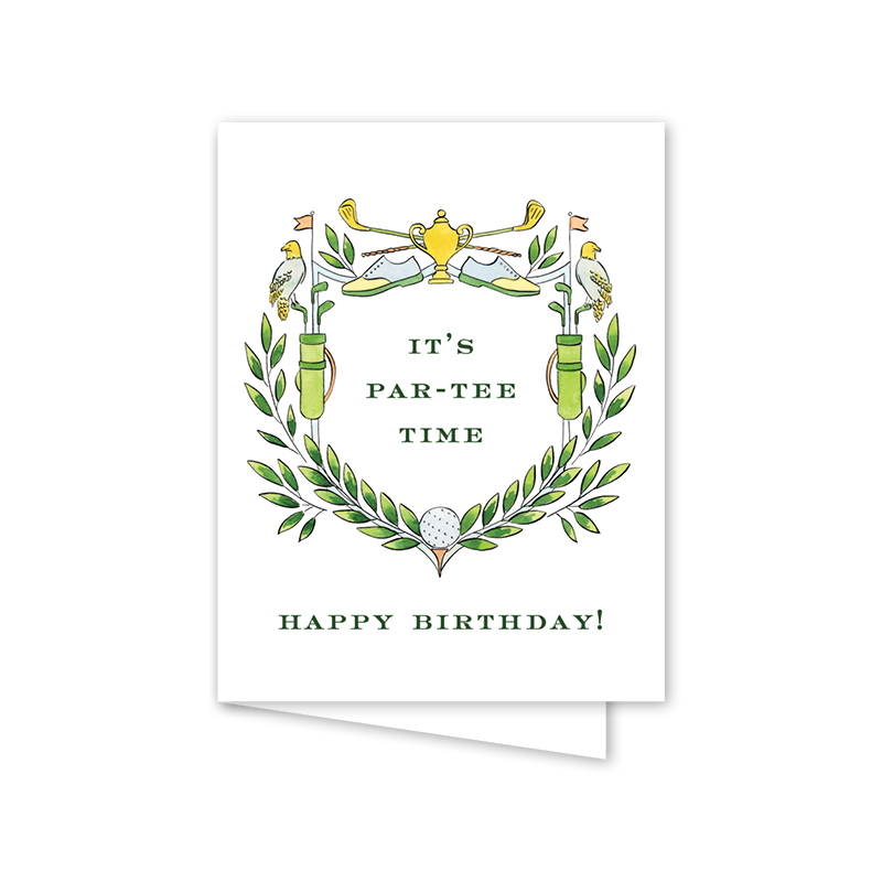 Par-Tee Time Gold Card birthday