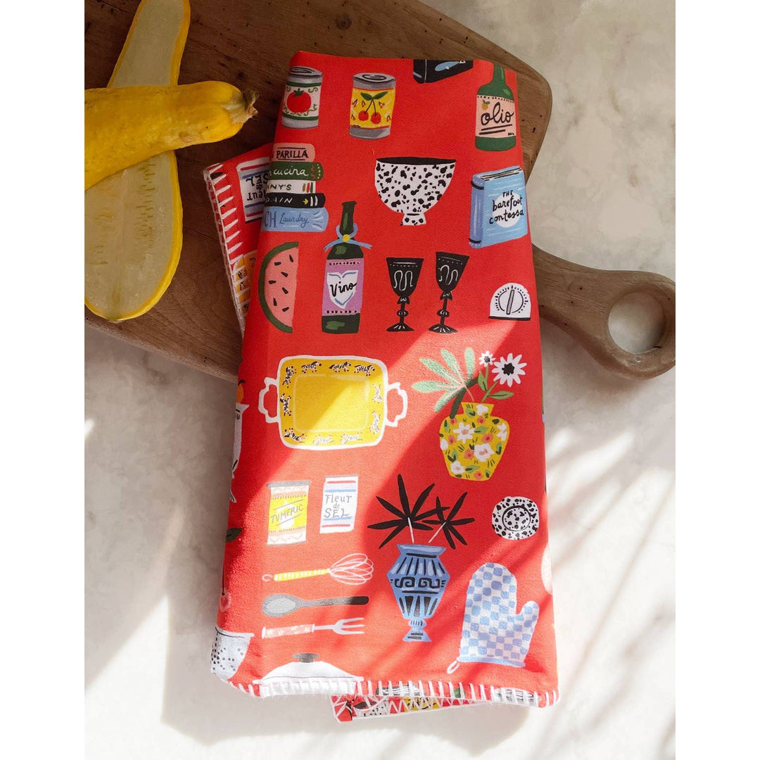 Kitchen Shelf Tea Towel