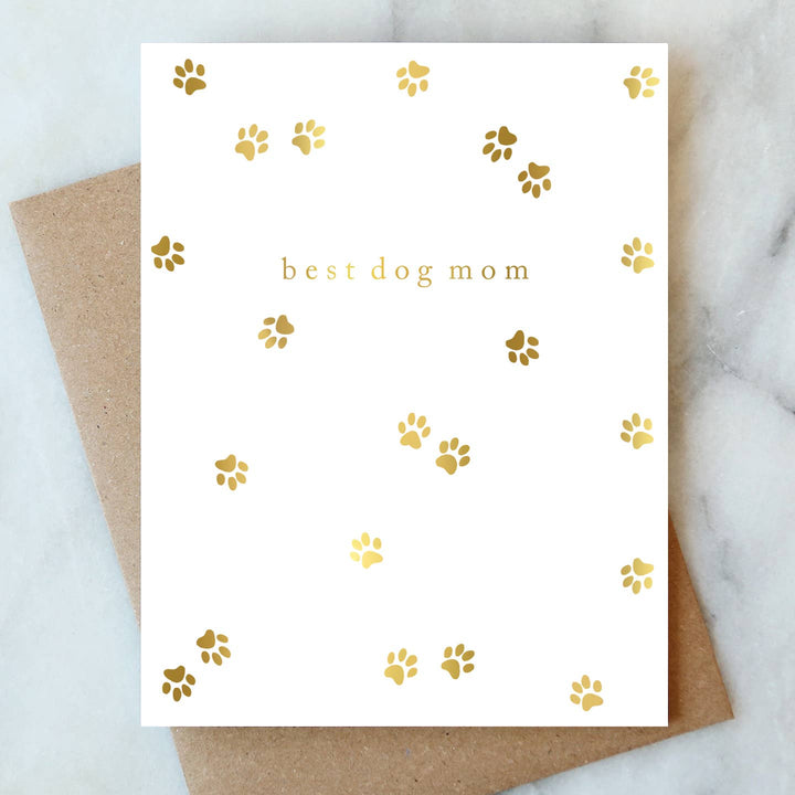 Best Dog Mom Greeting Card