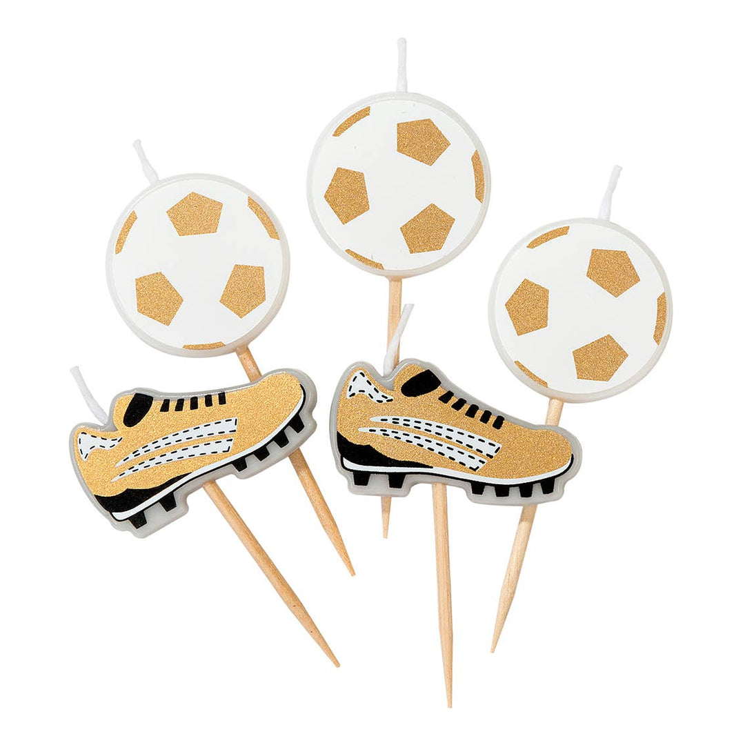 Soccer Ball and Cleat Candles