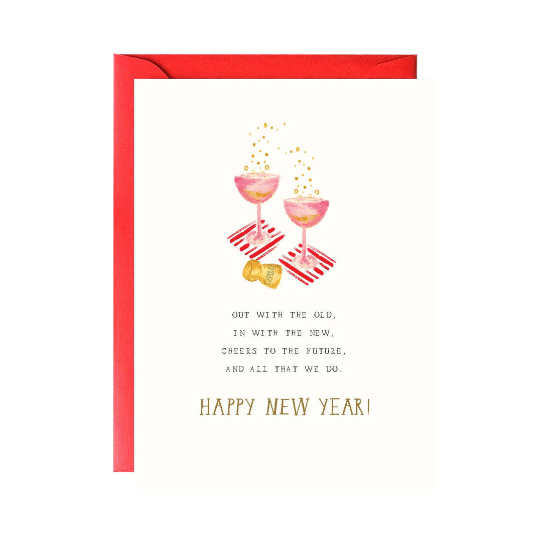 A Lovely Toast Holiday Greeting Card