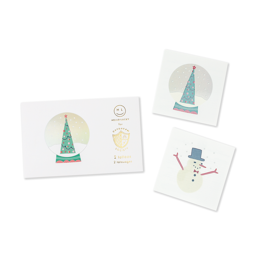 Snow Day Temporary Tattoos