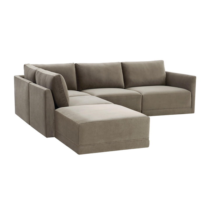 Willow Taupe Modular LAF Sectional