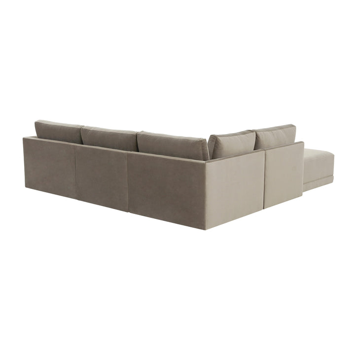 Willow Taupe Modular LAF Sectional