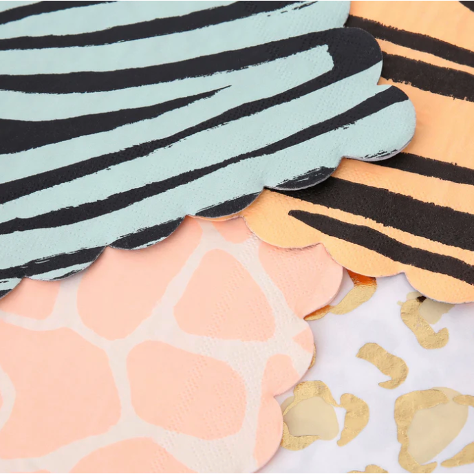 Safari Animal Print Large Napkins