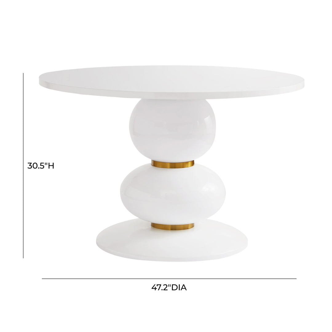 Arianna 48 Inch Round Dinette Table