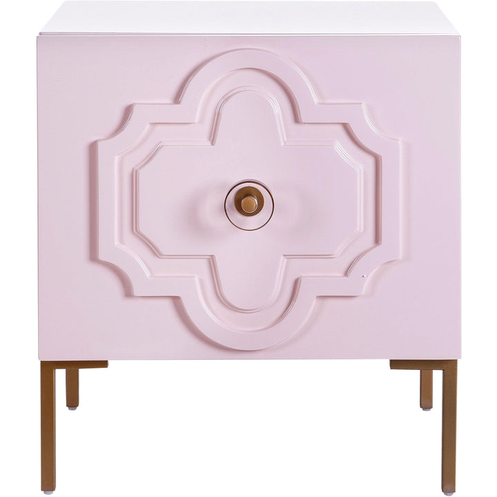 Anna Pink Lacquer Side Table