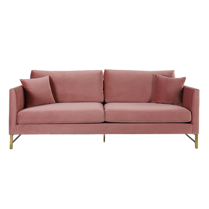 Massi Rose Velvet Sofa