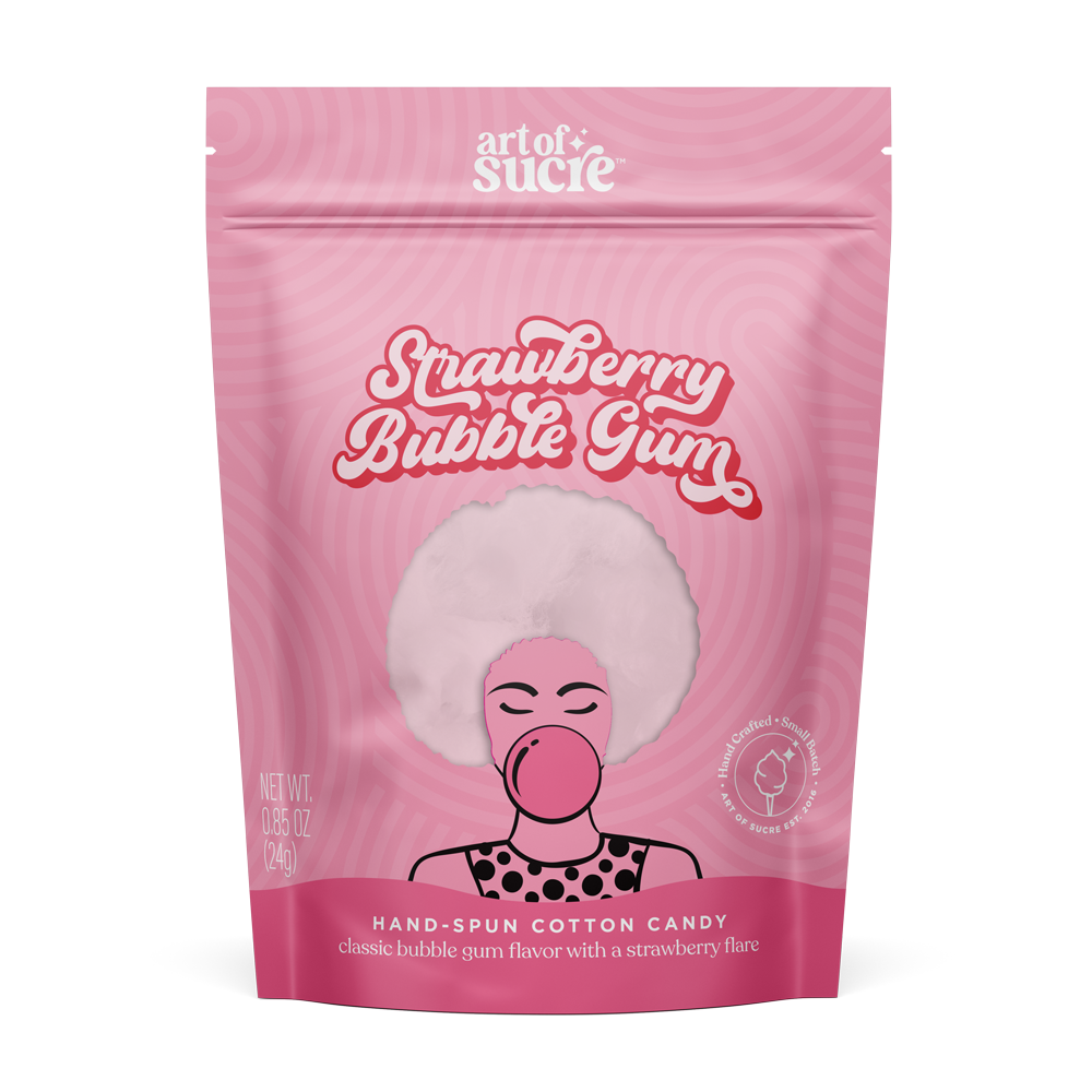 Strawberry Bubble Gum Flavored Cotton Candy