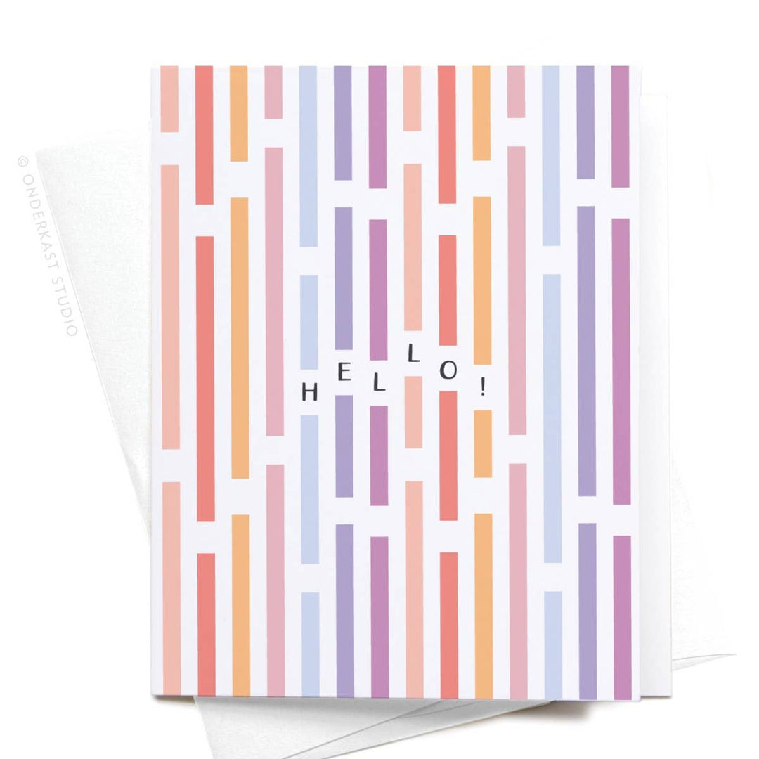 hello greeting card