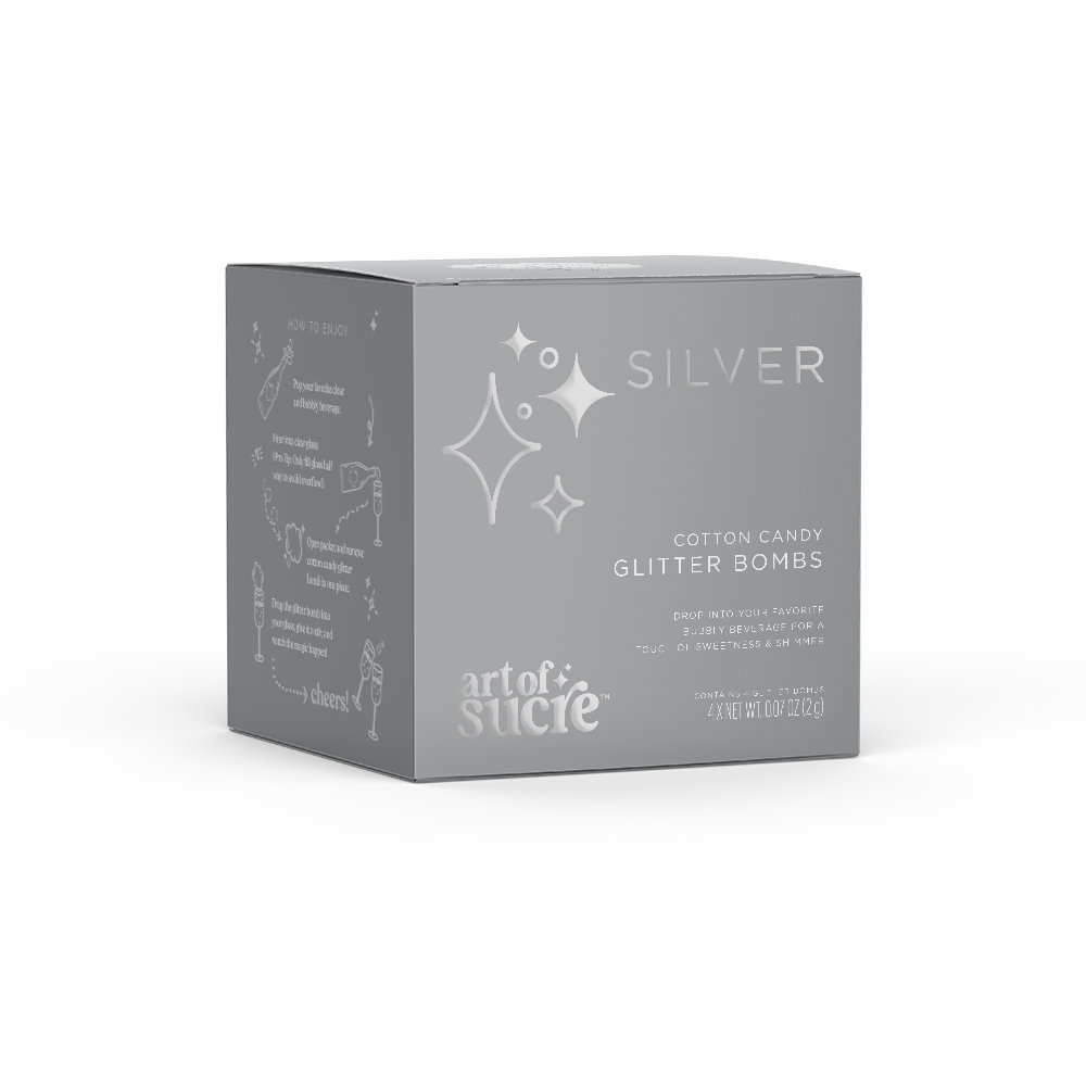 Silver Cotton Candy Glitter Bombs Presley Paige