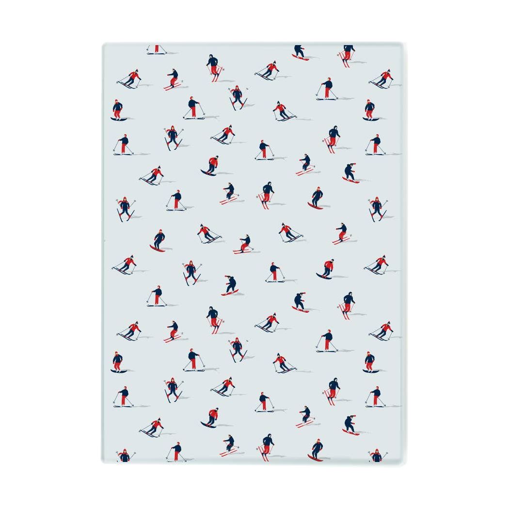 Skiers Cutting Board