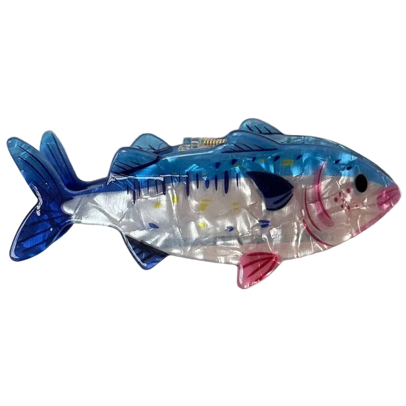 Fish Hair Clip: Pink/Blue