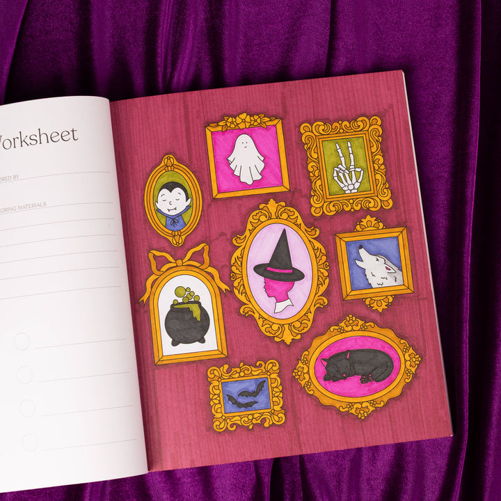 Sweet & Spooky Coloring Book