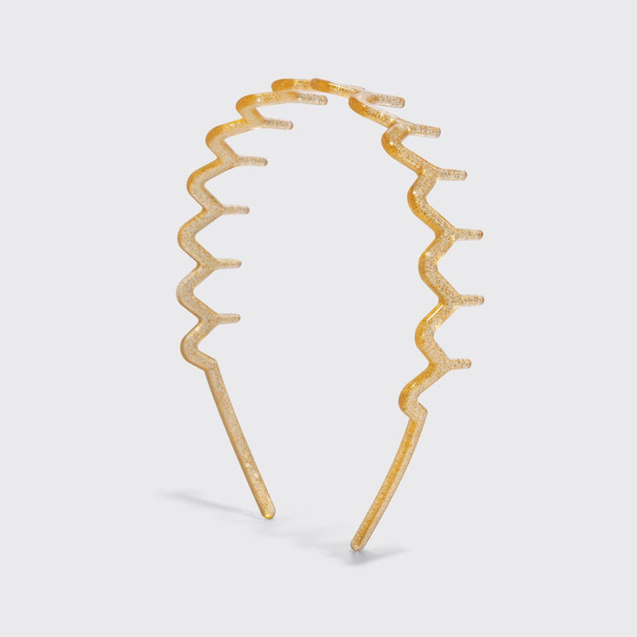 Zigzag Headbands- Gold & Red