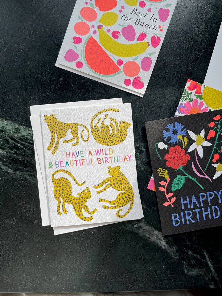 Wild Cheetah Card