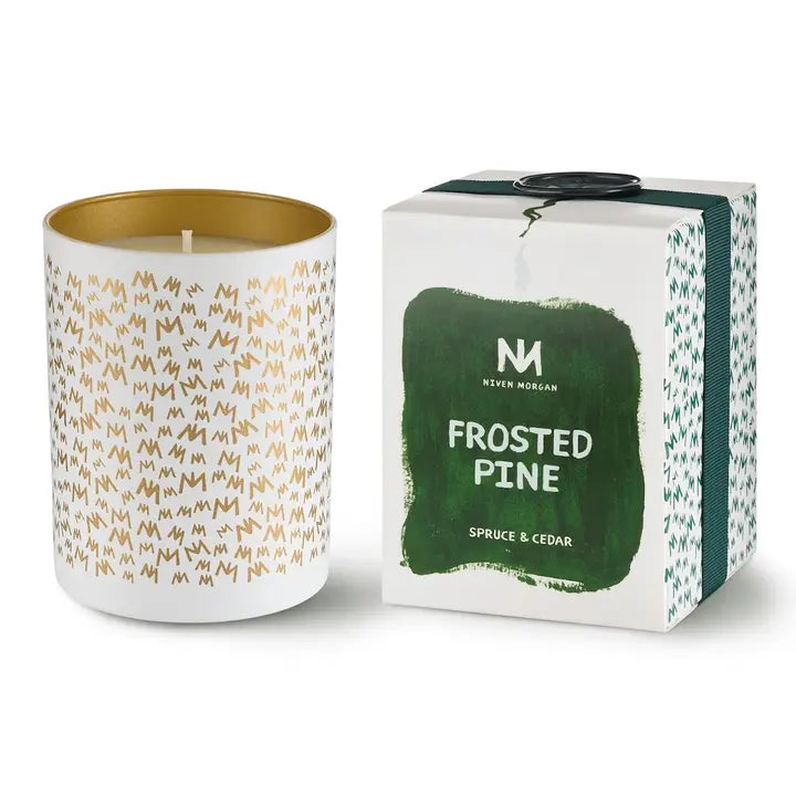 Frosted Pine Candle