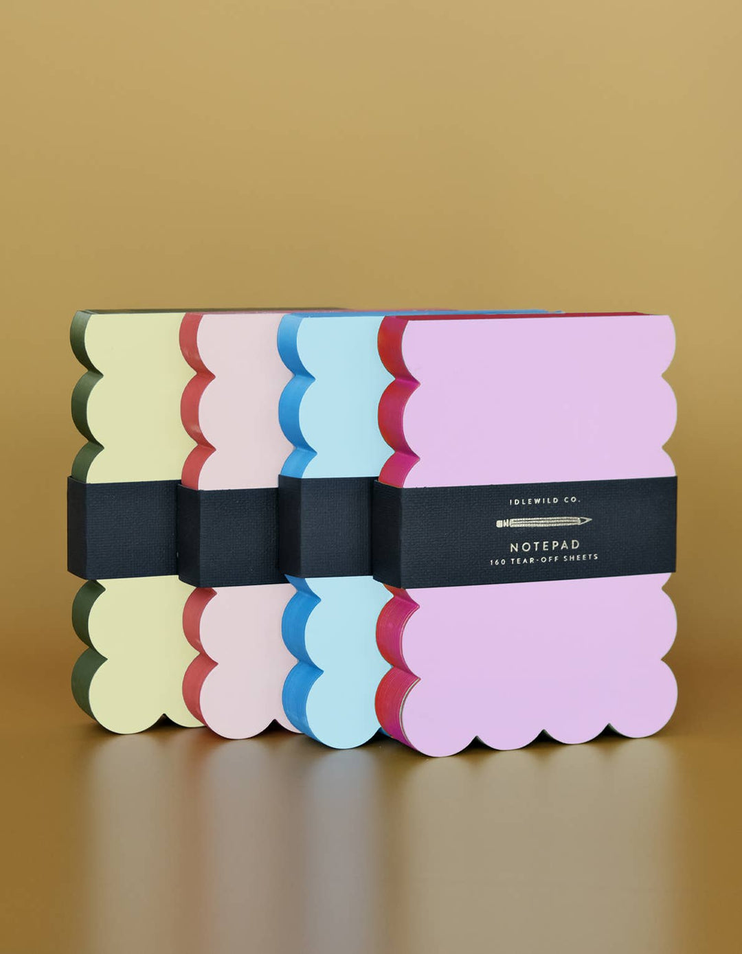 Aqua Scalloped Notepad