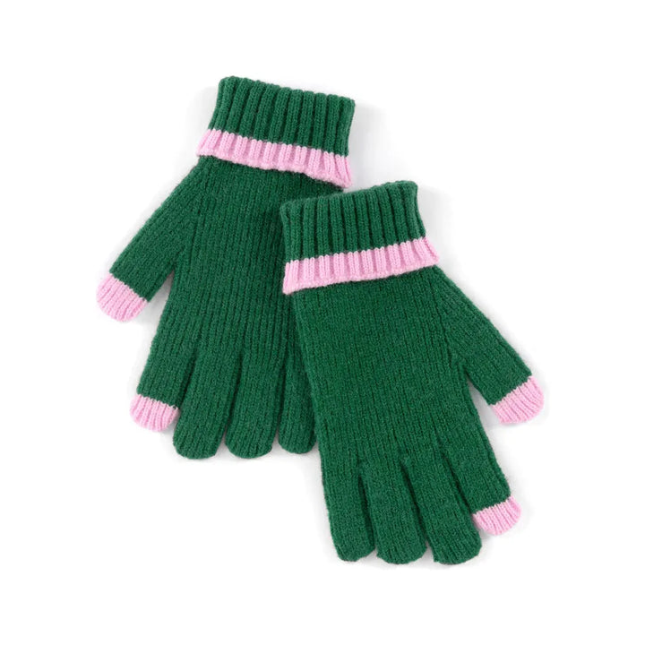 Green Joy Touchscreen Gloves