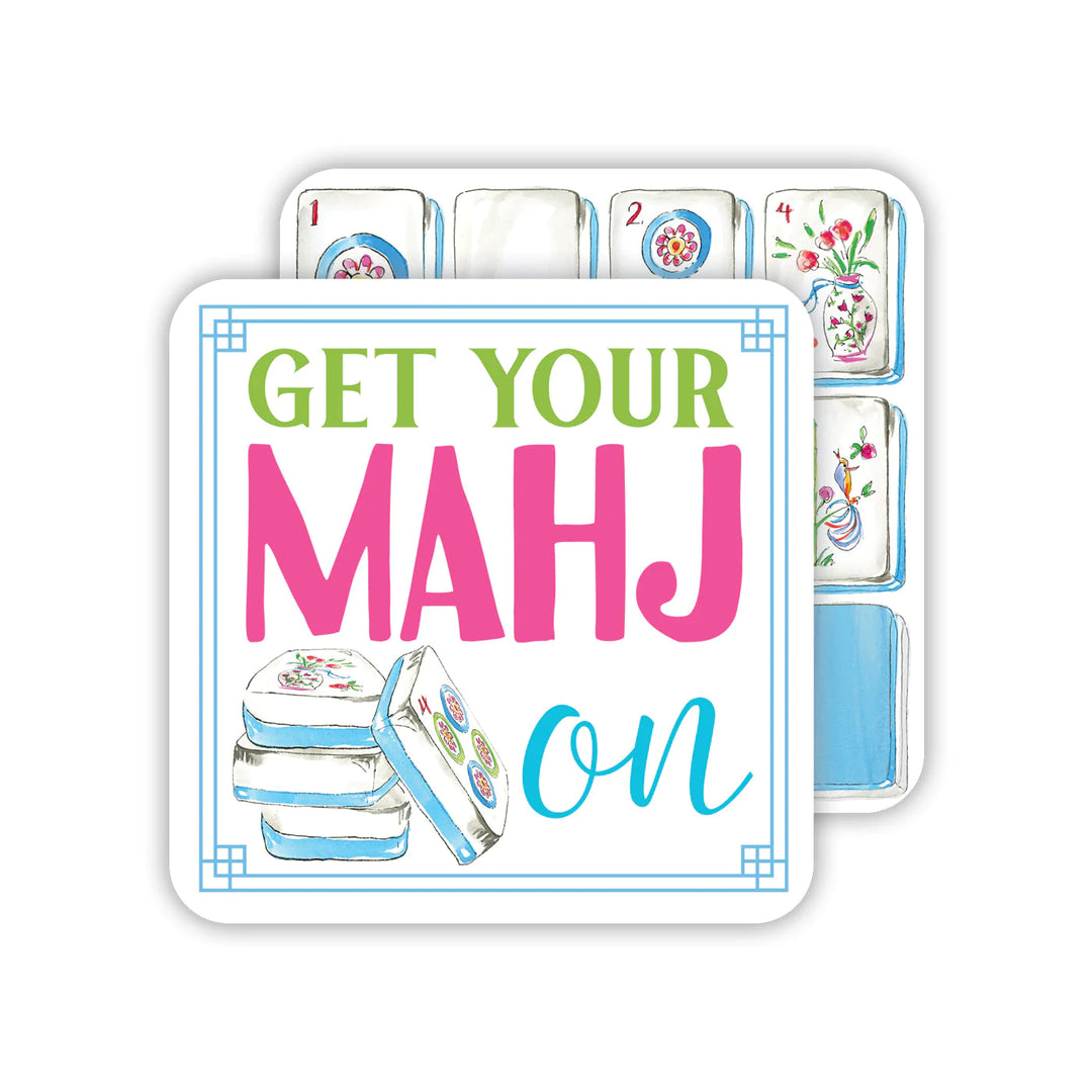 Get Your MahjON Square Coaster