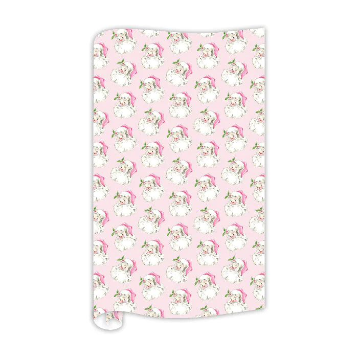 Wrapping Paper - Pink Santa – Paperboy