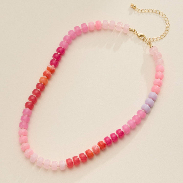 Multicolor Colorful Beaded Necklace