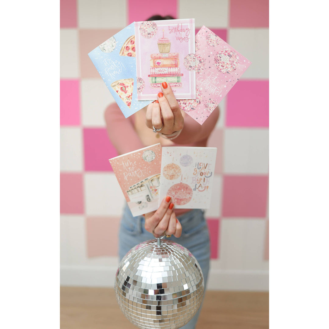 Disco Ball Celebrate Card