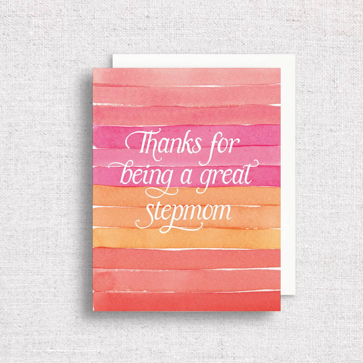 Thanks for Being a Great Stepmom Card