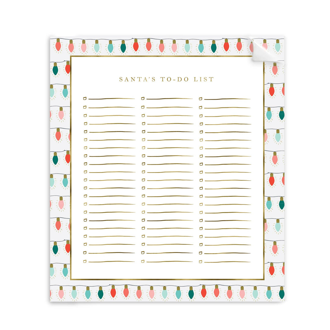 String Lights Large Notepad