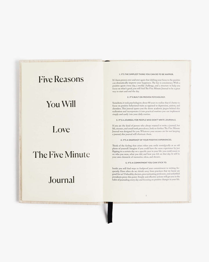 The Five Minute Journal Ditsy Tulip