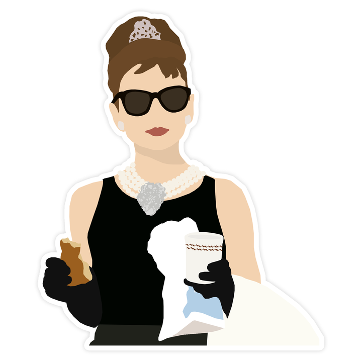 Breakfast at Tiffany's Holly Golightly Sticker