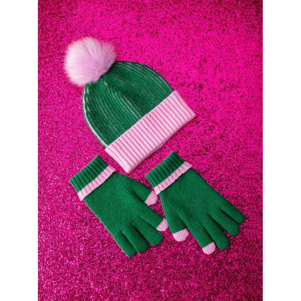 Green Joy Touchscreen Gloves