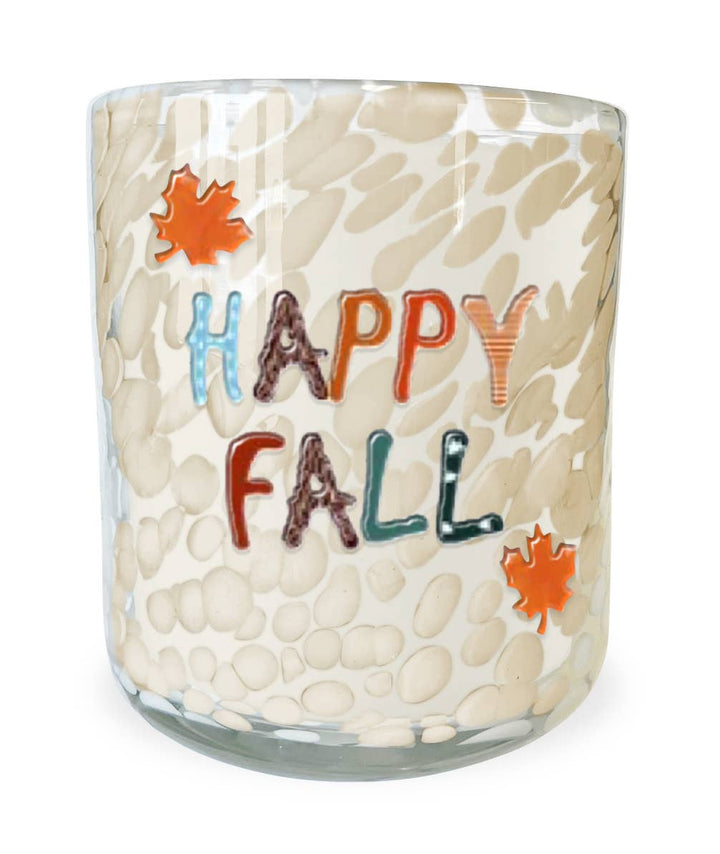 Happy Fall Icon Candle