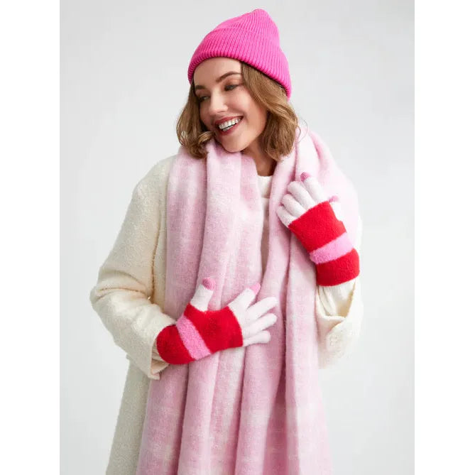 Red Holis Touchscreen Gloves