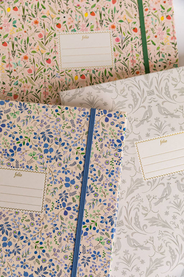 Folio: Blue Floral
