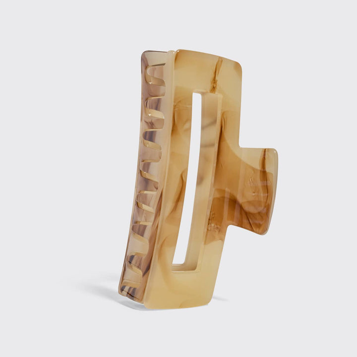 Jumbo Claw Clip - Chocolate Marble