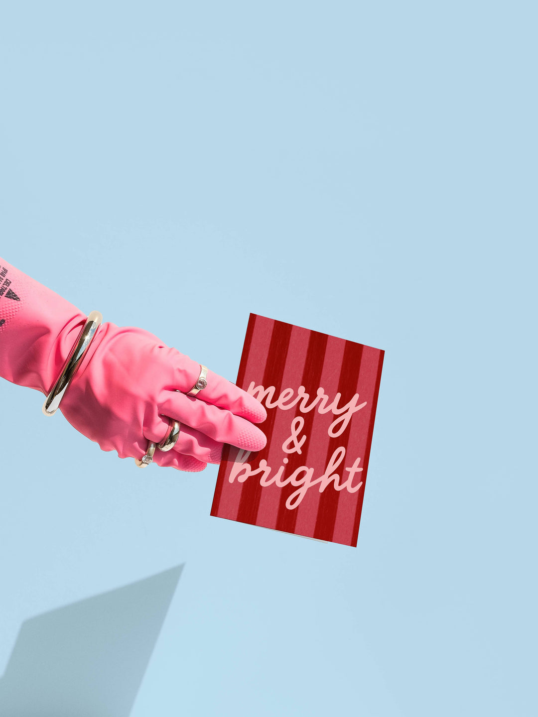 Green Merry and Bright Card