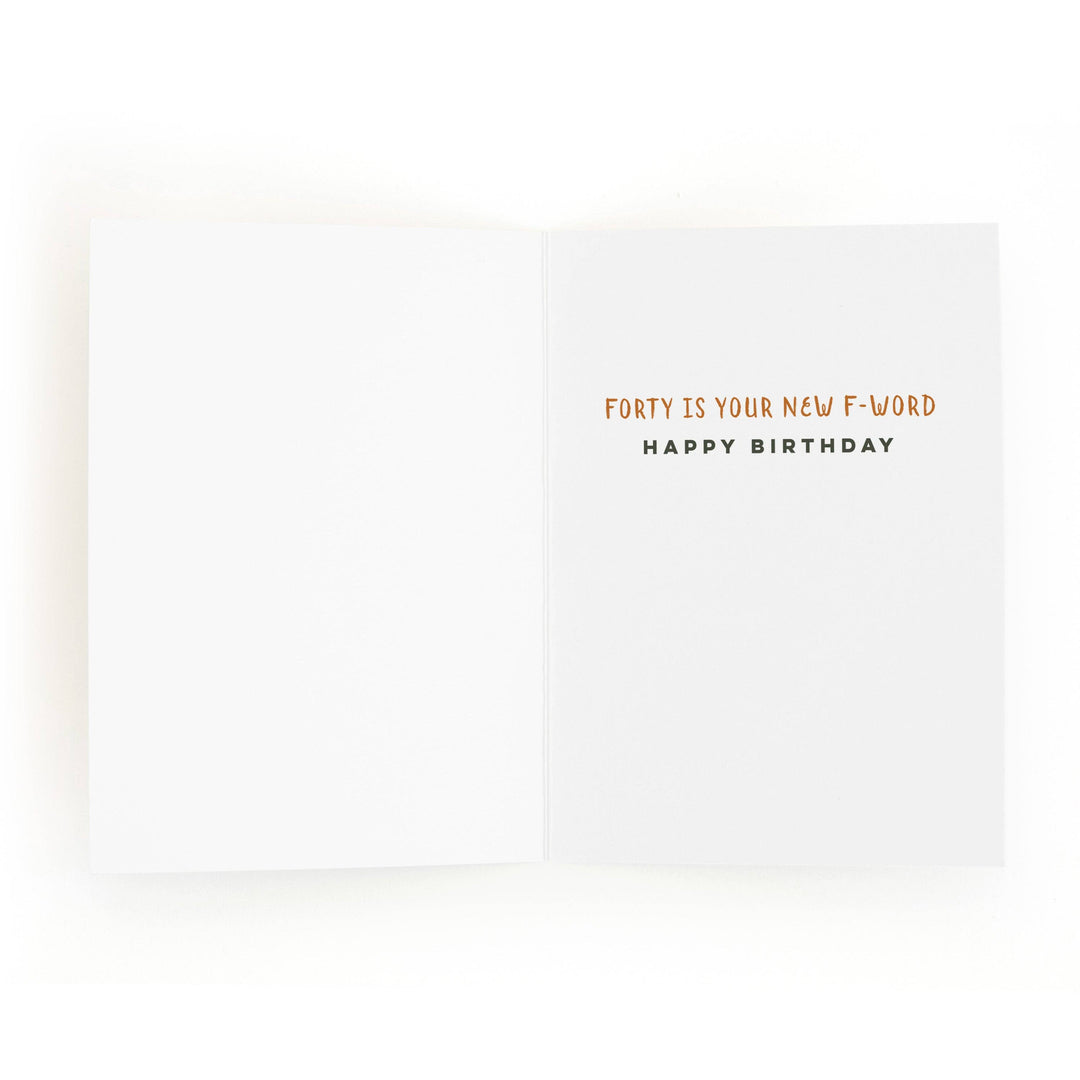 F Is For Forty Card