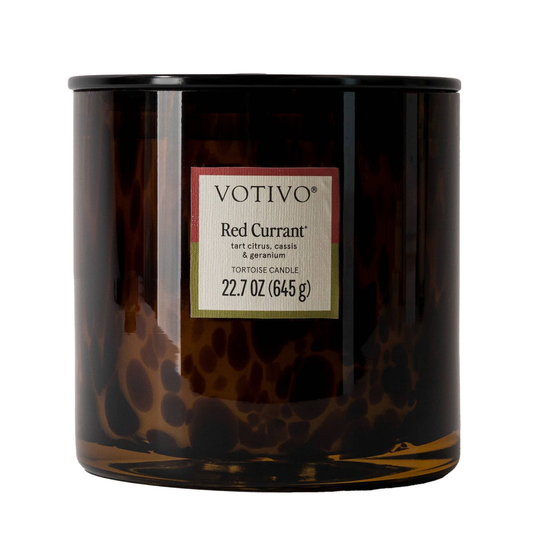 Red Currant Tortoise Candle Tortoiseshell Candle