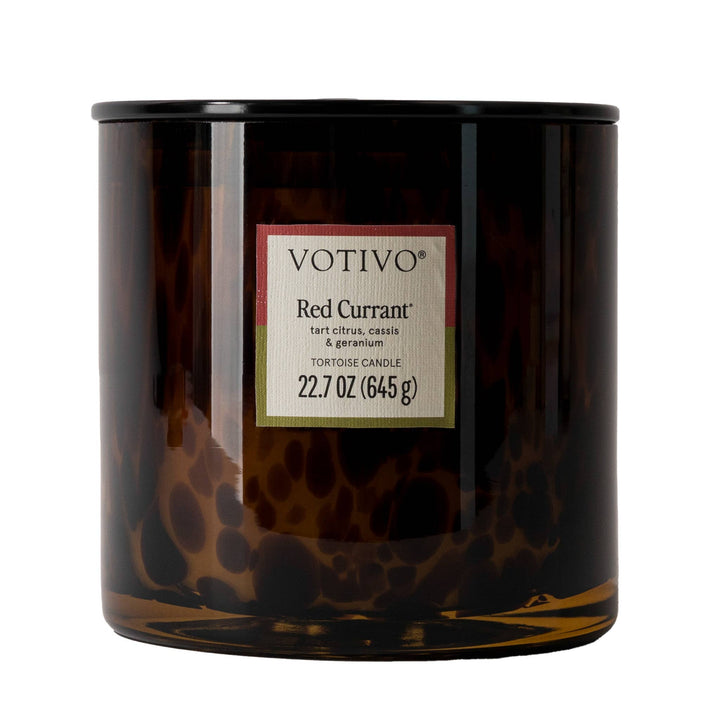 Red Currant Tortoise Candle Tortoiseshell Candle