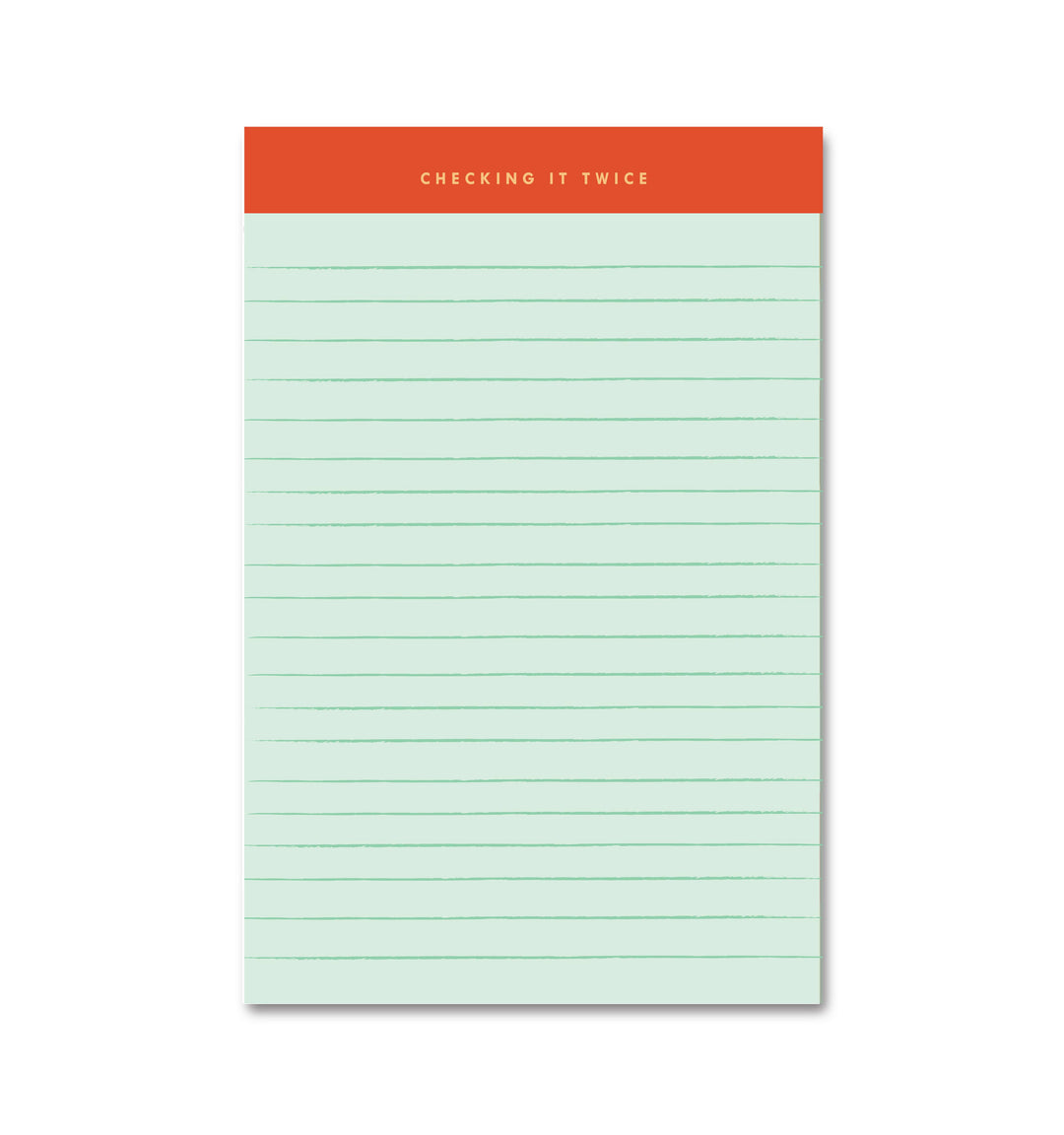 Checking It Twice Memo Notepad