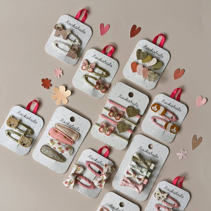 Patchwork Butterfly Clips