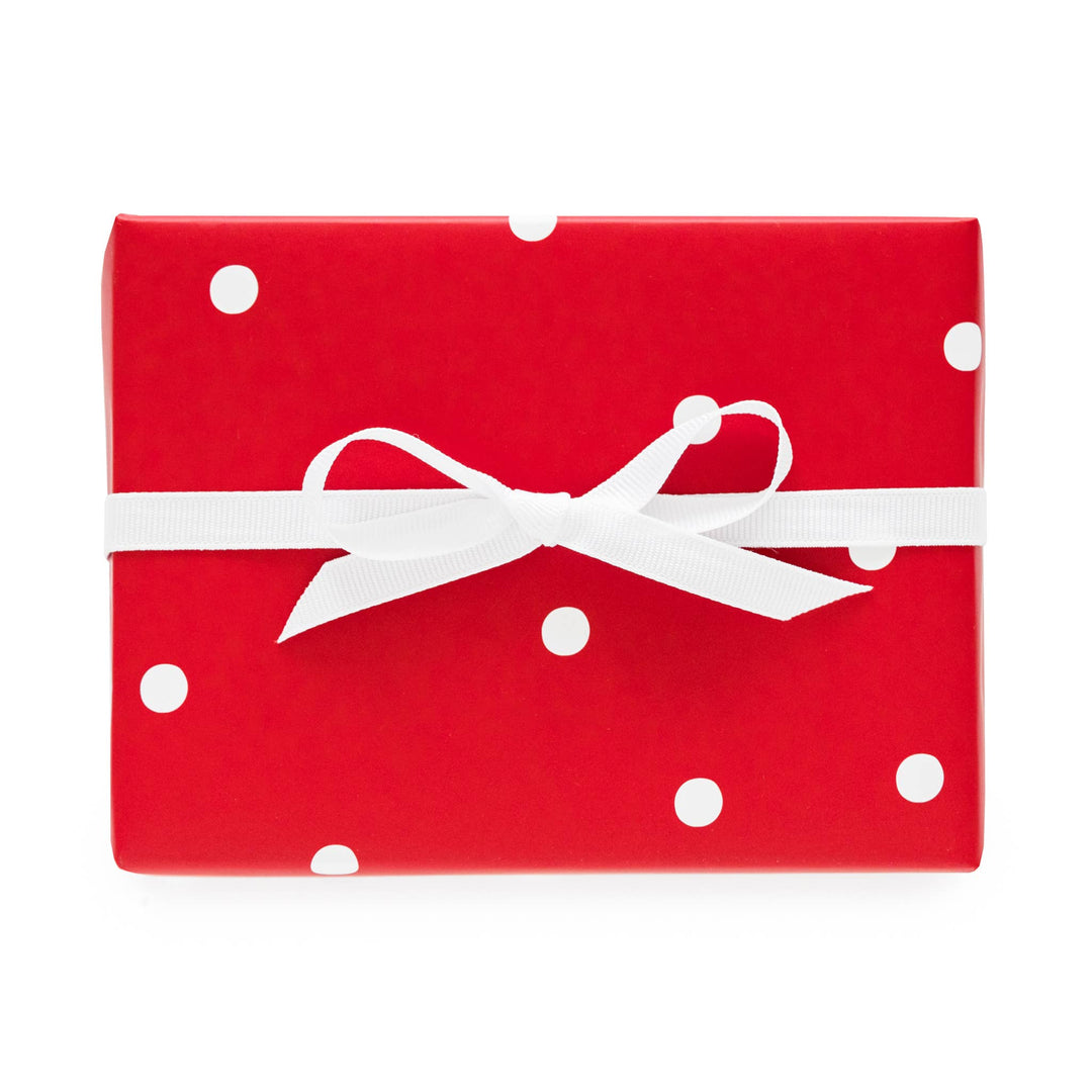 Red Scatter Dot Gift Wrap Rolls