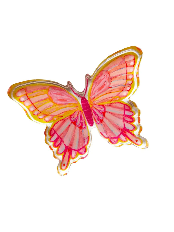 Peachy Keen Acrylic Butterfly