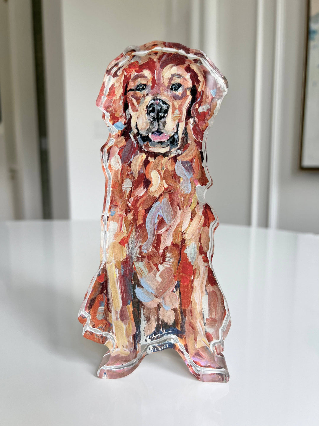 Acrylic Red Golden Retriever