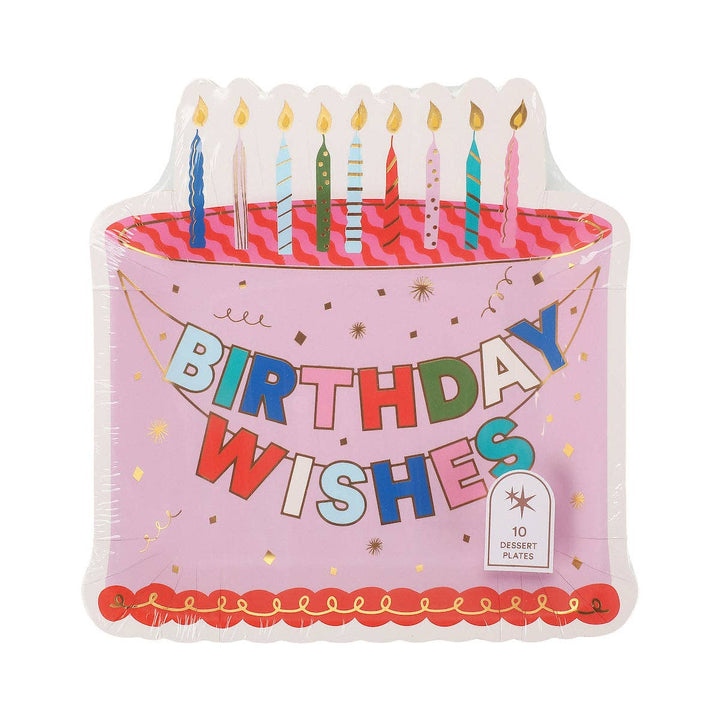 Birthday Wishes Dessert Plates