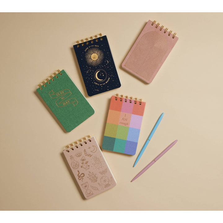 Rainbow Check Notepad