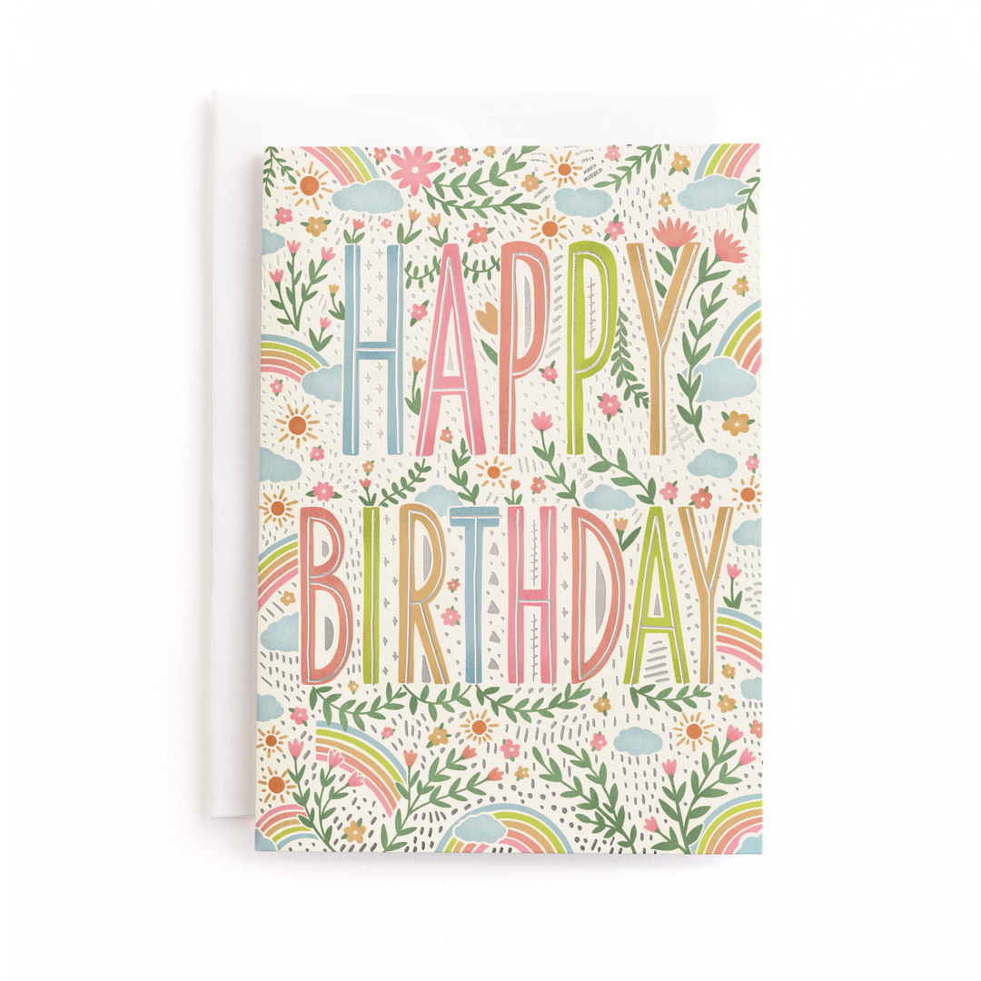 Rainbows + Sunshine Card